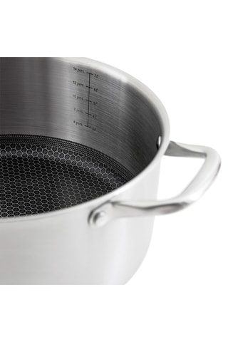 Olla de acero inoxidable con revestimiento de cerámica - 28 cm - 7,5 l