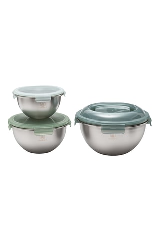 3 fiambreras de acero inoxidable - 135/250/435 cl