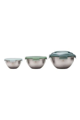 3 fiambreras de acero inoxidable - 135/250/435 cl