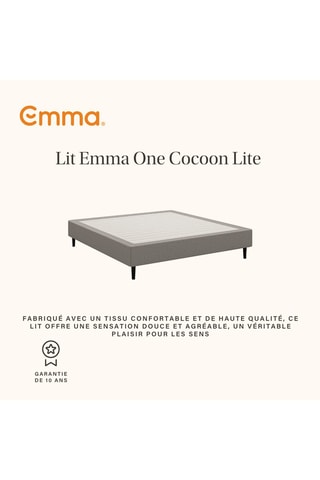 Lit Emma Cocoon Lite - Gris
