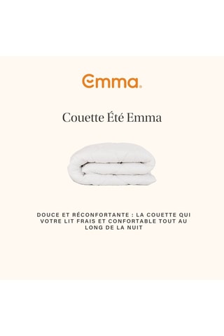 Matelas Emma Original, 2 oreillers Original Confort Thermorégulant,  Lit One Cocoon Plus,  Protège-matelas Imperméable et Couette été