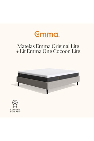 Matelas Emma Original Lite et lit One Cocoon Lite