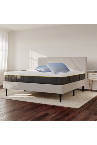 Matelas Emma Original Elite, lit One Cocoon Plus et 2 oreillers Original Adapt Elite