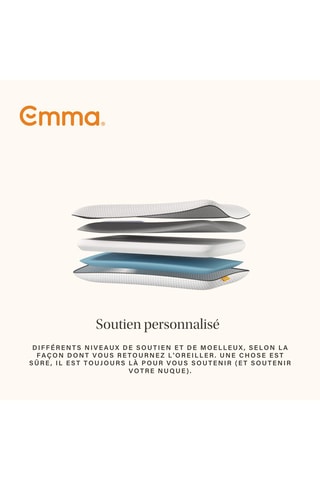 2 oreillers Emma Original Adapt Thermorégulant - Blanc