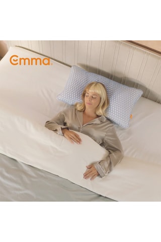 2 oreillers Emma Original Confort Elite - Blanc