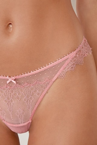 Tanga Allusion - Rosa cipria