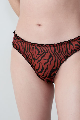 3 tanga bloomer - Nero