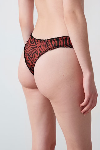 3 tanga bloomer - Nero
