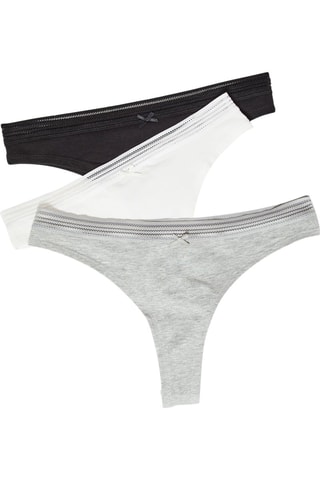 3 tanga Jack Lace - Multicolore