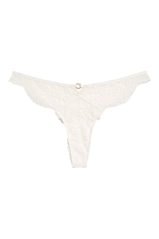 Tanga Romantique - Bianco