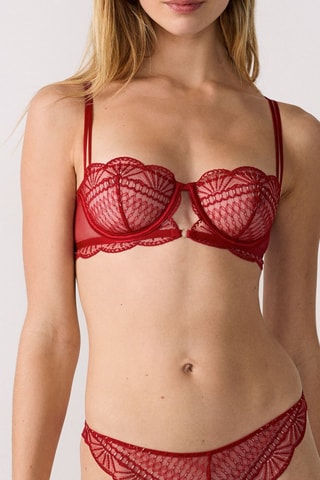 Tanga Rosace - Rosso