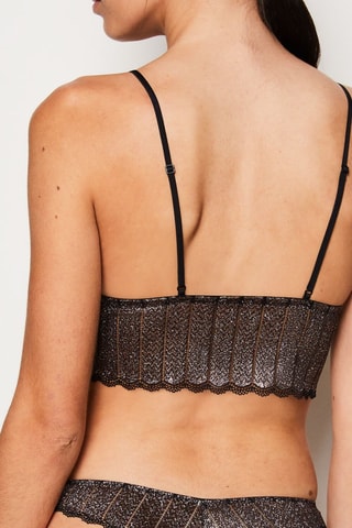 Bralette Illusions - Marrone e nero
