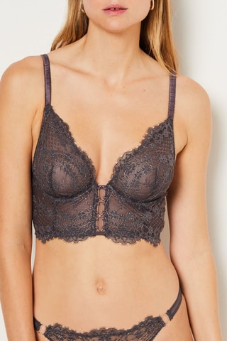 Soutien-gorge Poetique -  Gris foncé - Etam