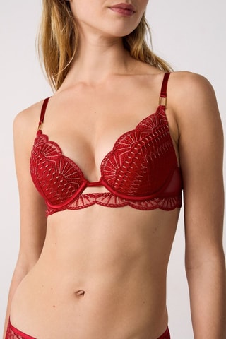 Reggiseno Rosace - Rosso