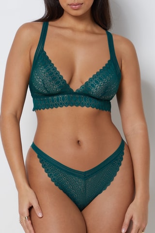 Reggiseno Gravure - Verde abete 
