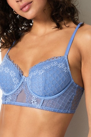 Reggiseno Jewel - Celeste