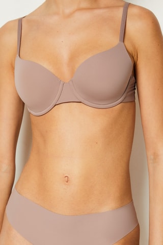 Reggiseno preformato Purefit - Taupe