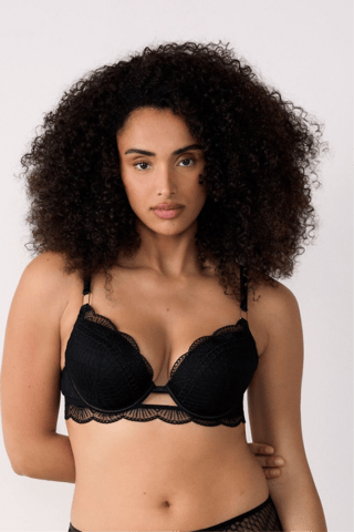 Soutien-gorge Rosace - Noir