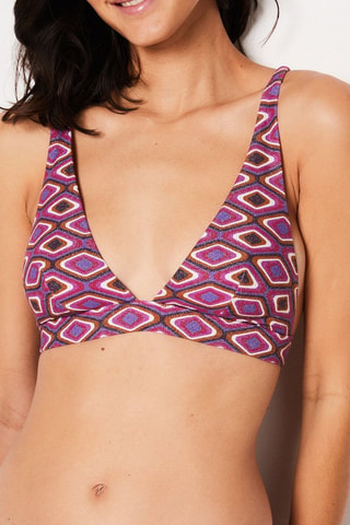Reggiseno bikini Tzigane - Viola e fucsia