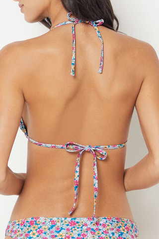 Reggiseno bikini - Bianco e blu