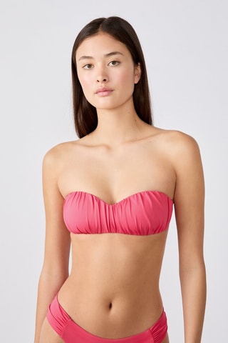 Reggiseno bikini fascia Luarca - Rosa