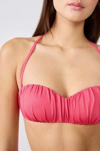 Reggiseno bikini fascia Luarca - Rosa