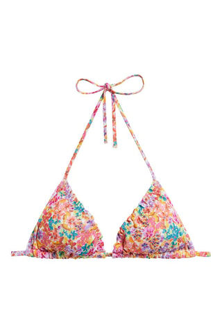 Reggiseno bikini - Rosa e giallo