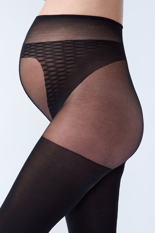 Collant premaman - 30 denari - Nero