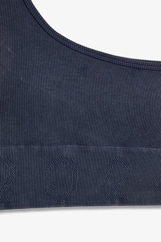 Top sportivo asimmetrico Capsule Active - Blu scuro