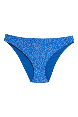 Slip bikini - Blu-verde