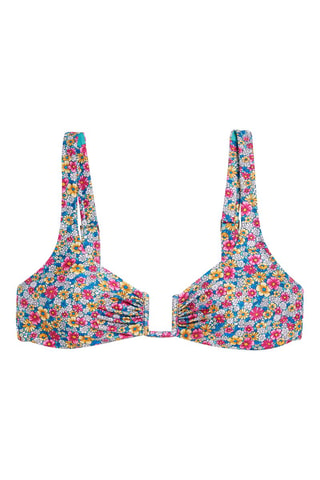 Slip bikini - Blu e rosa