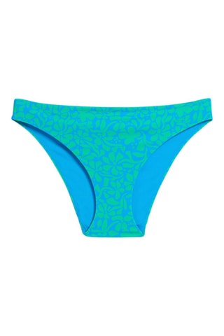 Slip bikini Manzani - Blu e verde