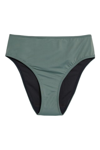 Slip bikini Smoon - Verde oliva