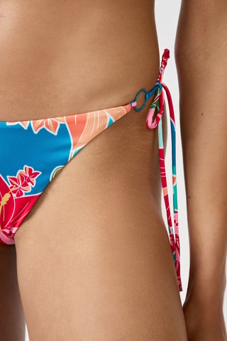 Slip bikini Hibiscus - Verde