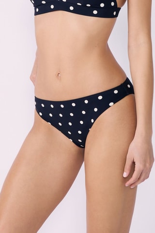Slip bikini Polky - Nero