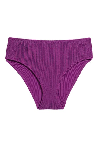 Slip bikini a vita alta Cassis - Viola
