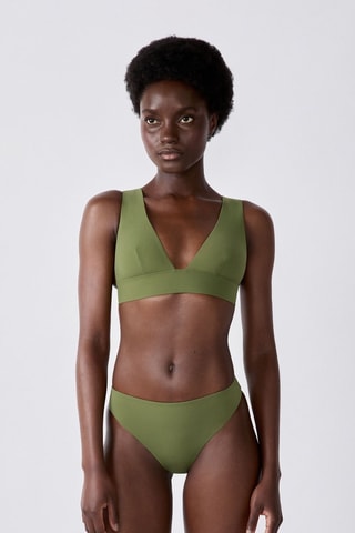 Slip bikini Sophisticated - Verde oliva