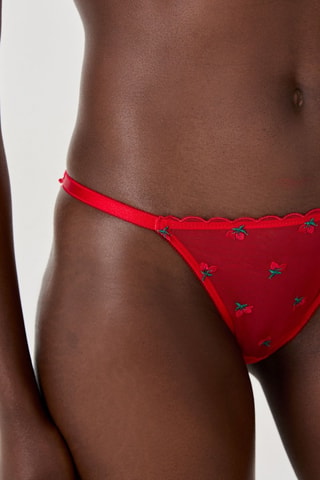 Slip bikini Fruity - Rosso
