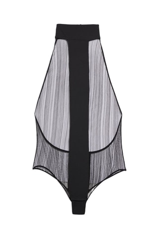 Body senza maniche - Nero