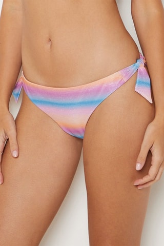 Slip bikini - Rosa e celeste