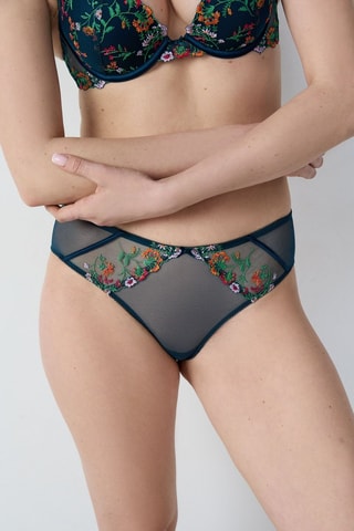 Slip Gourmandise - Verde scuro