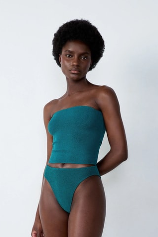 Slip a vita alta Onesize By Etam - Verde scuro