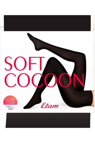 Collant Cocooning Warm Me Up - 100 denari - Nero