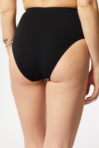 Slip bikini a vita alta - Nero - Etam - Etam