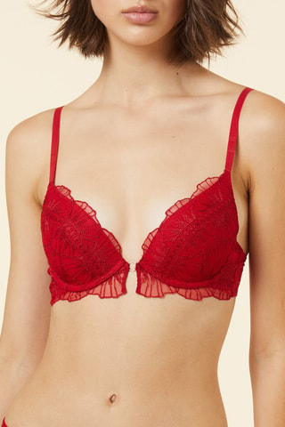 Reggiseno push-up Ombrelle - Rosso - Etam