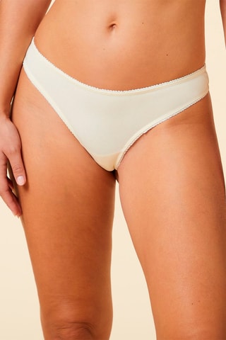 3 tanga Tomy - Nero ed ecrù