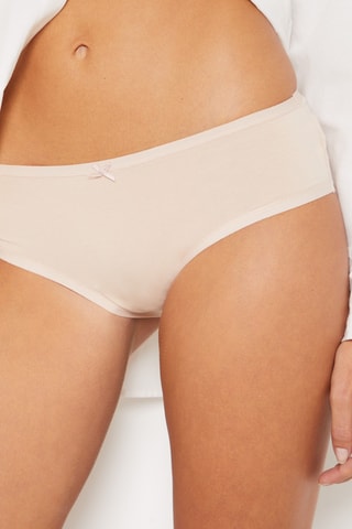 3 culotte Jack - Ecrù e rosa 