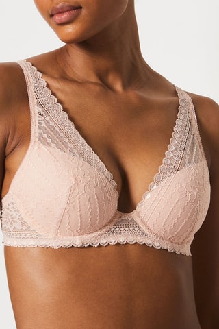 Reggiseno preformato Panama - Rosa cipria 