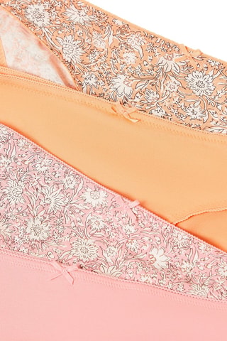 4 slip - Rosa e arancione