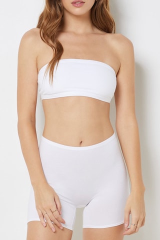 Fascia preformata in cotone bio - Bianco